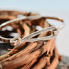 Treasured Find - Silver Clasp Bangle Bracelet