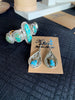 Vintage Handmade Turquoise Earrings