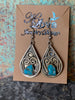 Vintage Handmade Turquoise Earrings