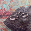 Argentinum Silver Adjustable and Stackable Rings