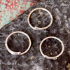 Argentinum Silver Adjustable and Stackable Rings