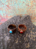 Copper Western Impressed Rings 3/8"