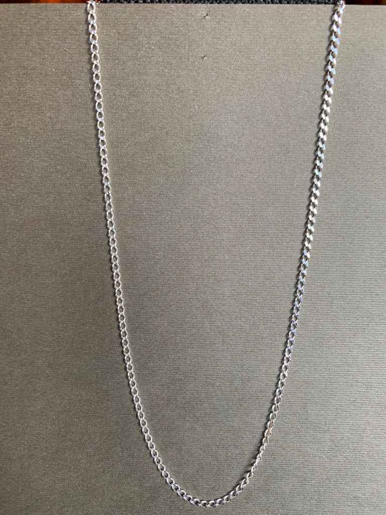 Sterling Silver Curb Chain 3MM 18"