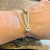 Treasured Find - Silver Clasp Bangle Bracelet