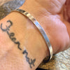 Treasured Find - Silver Clasp Bangle Bracelet