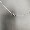 Vintage Sterling Silver with Cubic Zirconia setting necklace