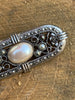 Vintage Pearl and Silver Toned Pin