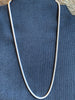 Sterling Silver Snake chain 3mm 18" w/ removable cap