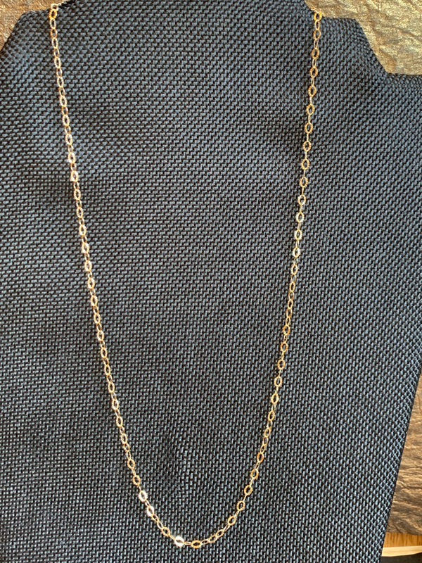 Starburst Chain 18" 2.7mm Gold Filled