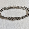 Vintage Sterling Silver Diamond Cut  Bracelet