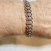 Vintage Sterling Silver Diamond Cut  Bracelet