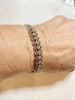 Vintage Sterling Silver Diamond Cut  Bracelet